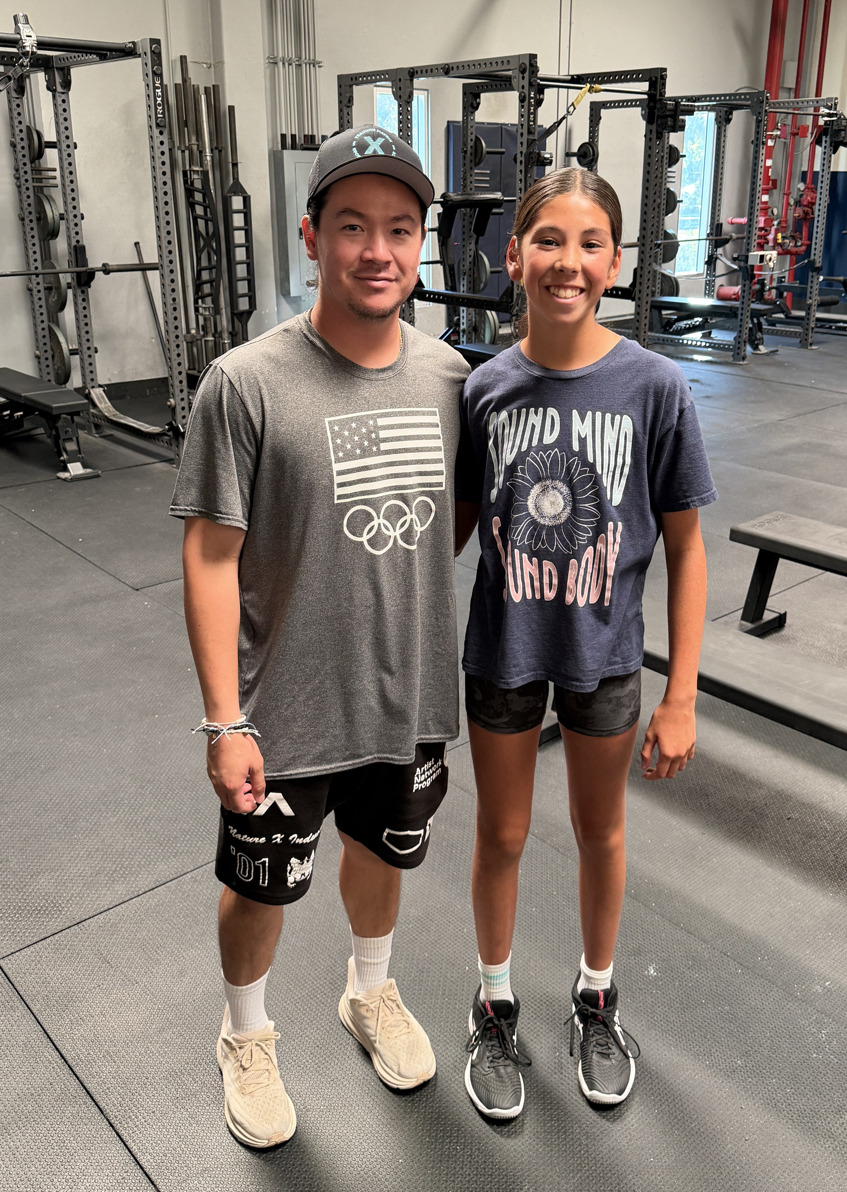 Sloane DeFreitas training at Training Matrix with Coach Chris Vu